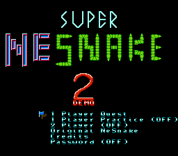 Super NeSnake 2 (demo) Title Screen